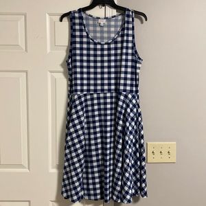 LuLaRoe “Nicole” sleeveless dress